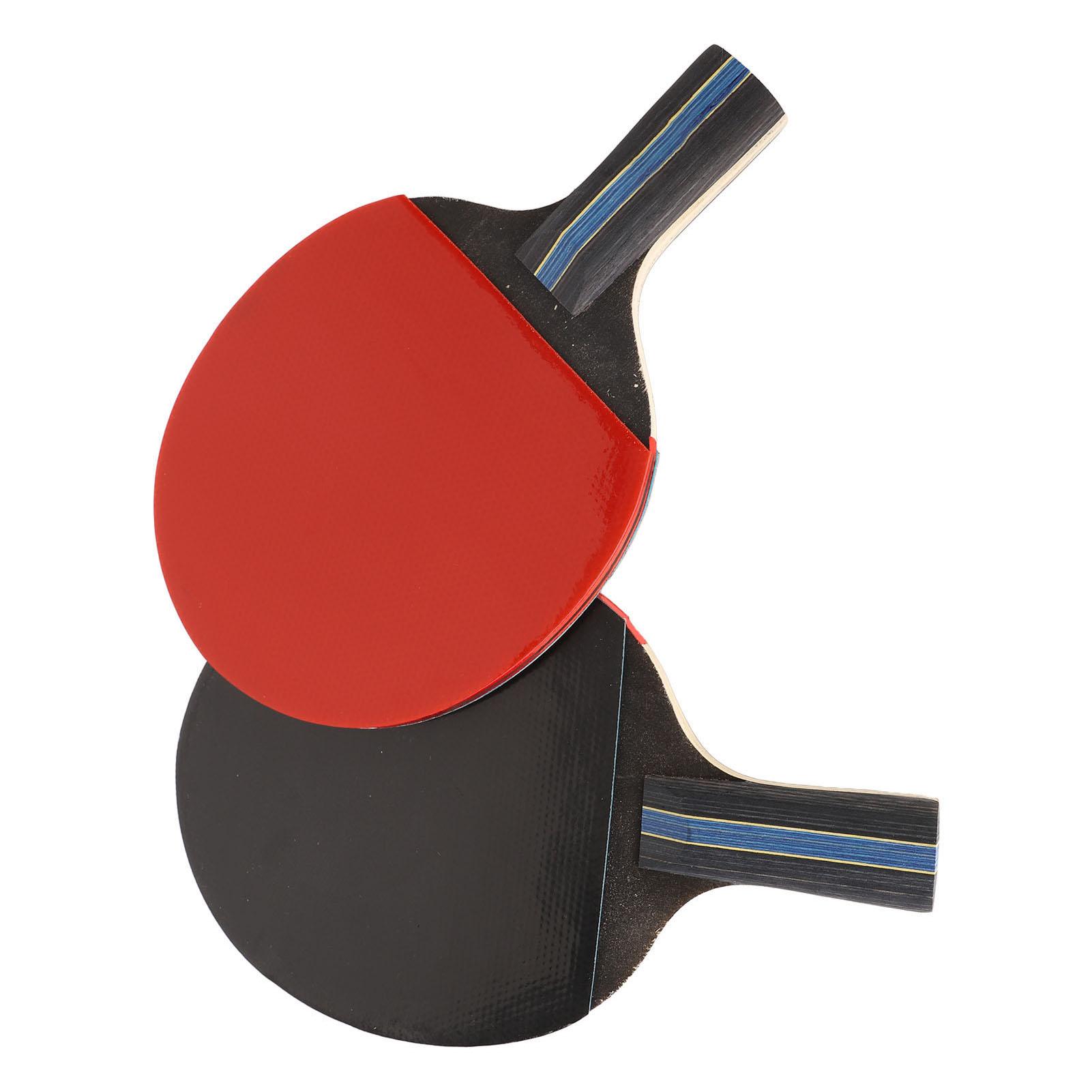 

REGAIL Paddle Set of Two Rackets and Three s Table Tennis Bat for Outdoor Activities Games