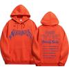 Stray Kids dominATE Europe Tour Blue Death Hoodie, Front Gothic Stray Kids Lettering Wing Graphic Full European Date List Oversized K‑Pop Fan Pullover