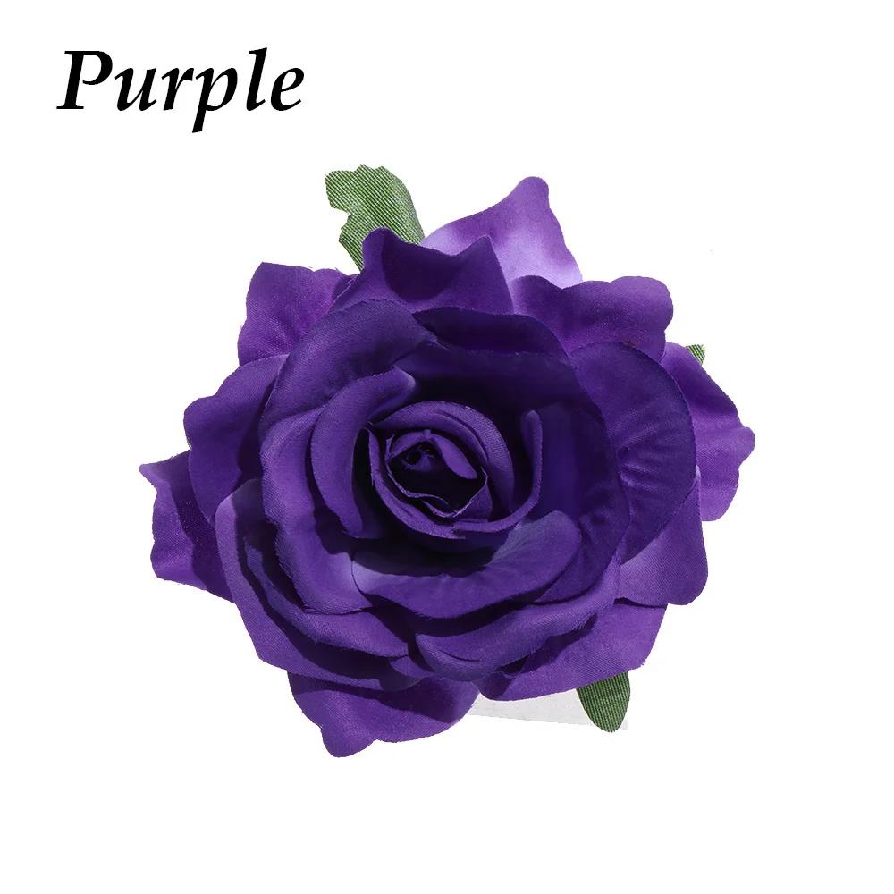 1PC Elegant Bridal Rose Flower Hairpins Barrette Wedding Bridesmaid Brooches Party Fashion Hair Clips Hair Styling Accessories