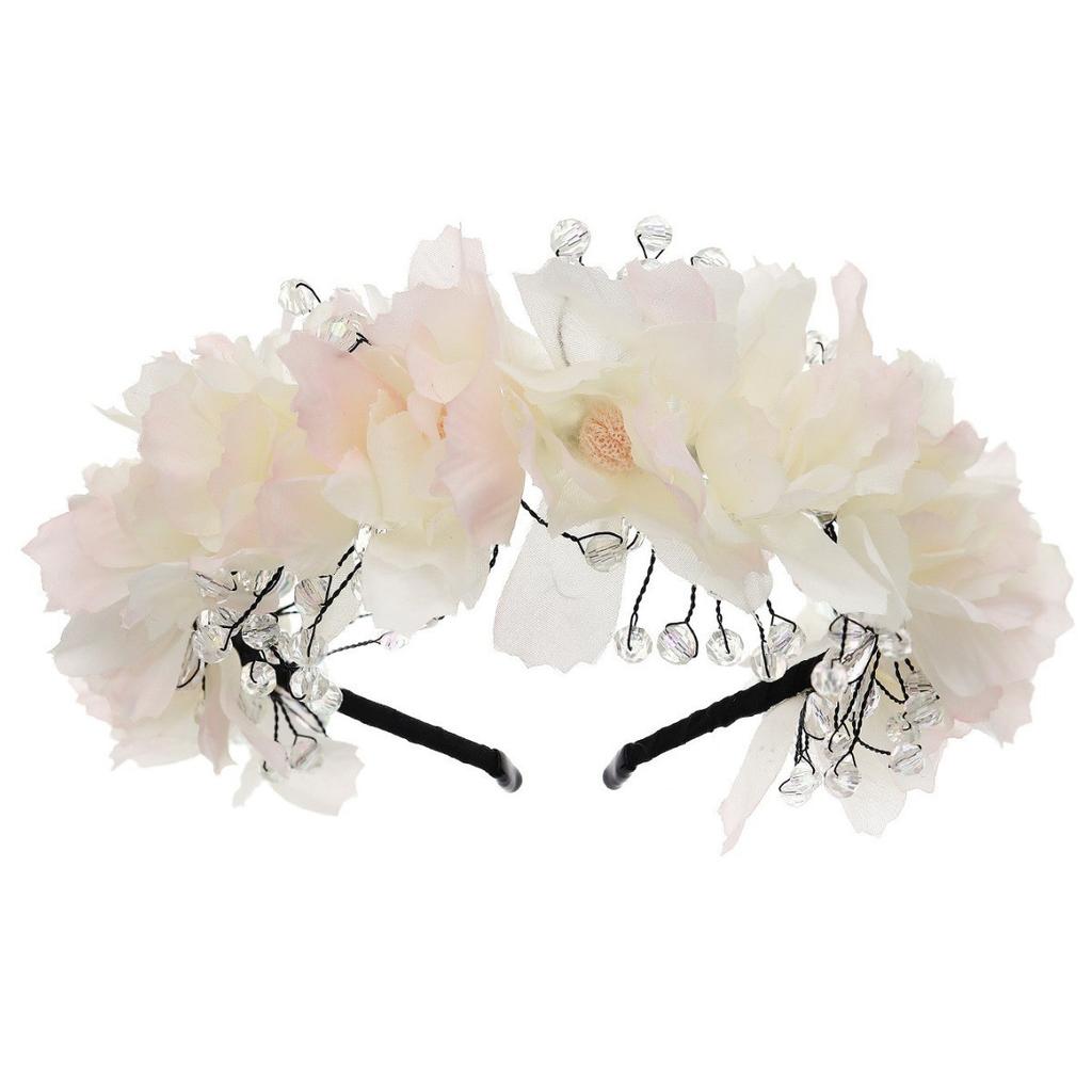 New Super Fairy Hairpin Flower Hair Accessories Fabric Flower Headband Holiday Party Headdress Wedding Dress Photo Shoot Bridal Headband