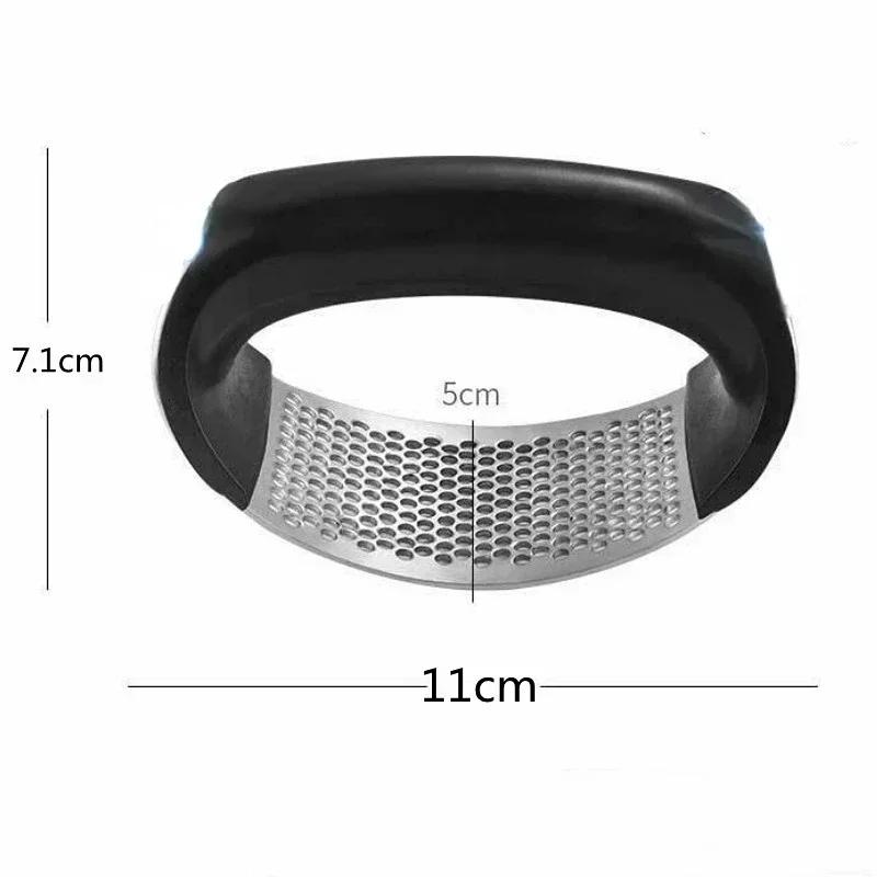 1/2pcs Kitchen Chop Garlic Tools Dining Bar Kitchens Accessories Manual Garlic Press Home Garden. Stainless Steel Gadgets