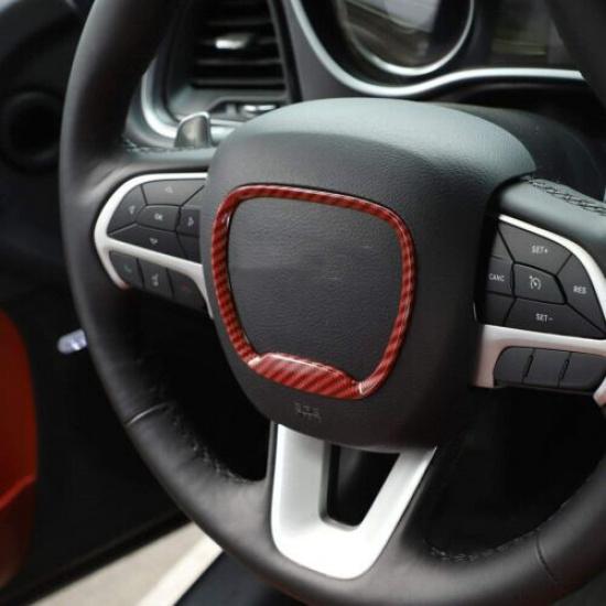 Steering Wheel Trim for Dodge Challenger Charger/Durang/Jeep Grand Cherokee SRT8
