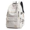Schoolbag American trendy cool matte dark pattern college style backpack college student couple campus commute leisure travel schoolbag