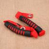 2Pcs Car Rr St Back Hdrest Grab Handle Set with Hole for   NaWrangler 1995-2017 Red