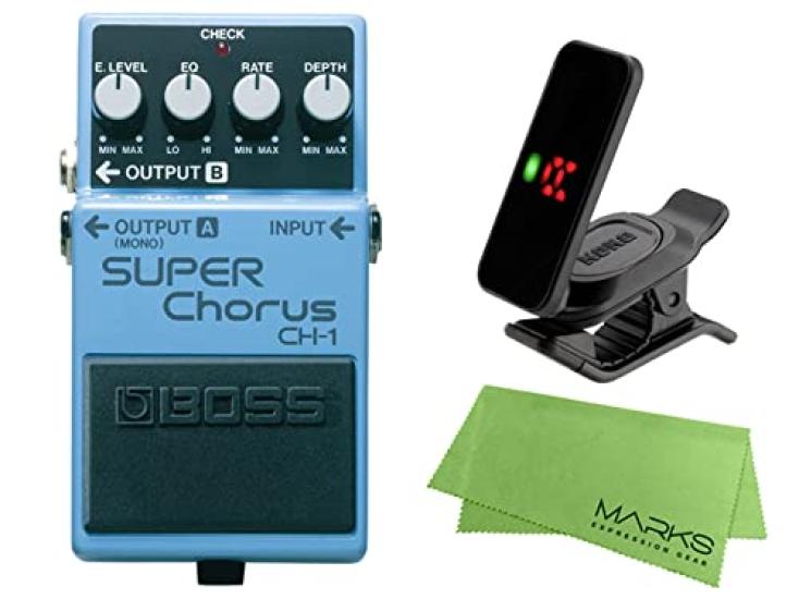 

BOSS - SUPER Chorus CH-1 + KORG Pitchclip 2 PC-2 + Marks Original Cross Set