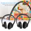 2pcs 1Celsius12 Scale  ature Headset Model High Simulation Lifelike Doll Headphone Decoration