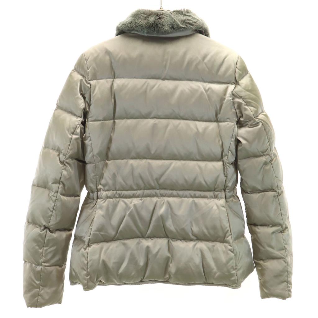 Theory Down Jacket P Green System Women Used