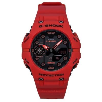Refurbished Casio G-Shock Analog Digital Harzarmband Schwarzes Zifferblatt Quarz GA-B001-4A 200M Herrenuhr
