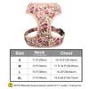 Fashion Printed Nylon Dog Harness Reflective French Bulldog Pug Harness Dog Vest For Small Medium Dogs Cats Walking Training