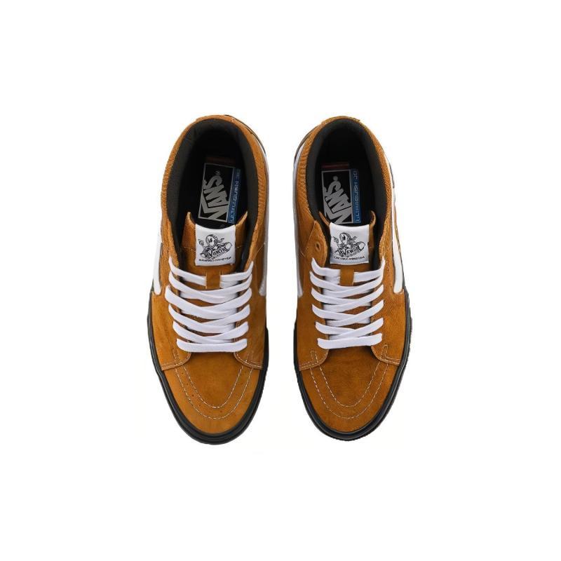 Vans Skate Grosso Pig Suede 'Brown Black White' Vans VN0A5FCGY49