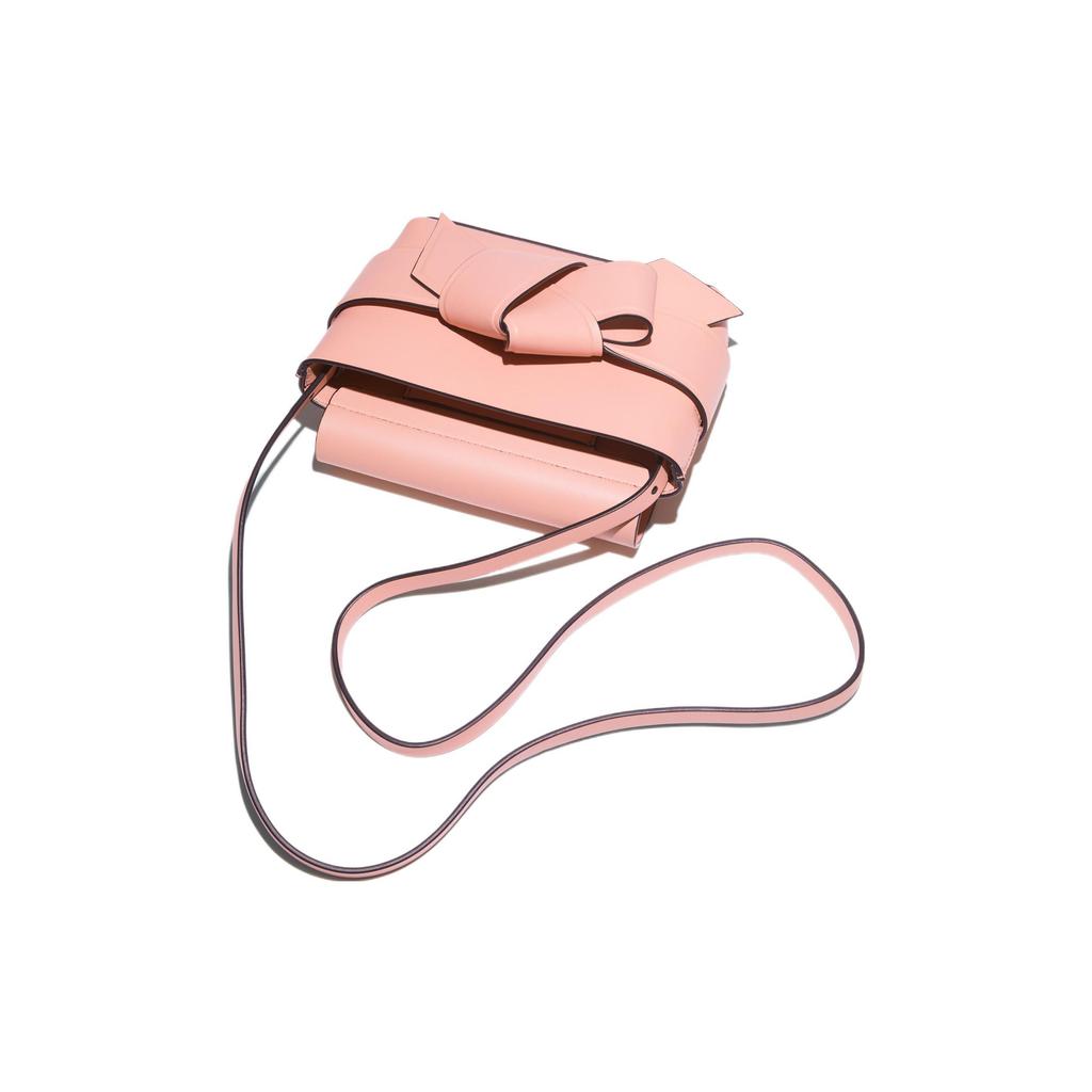 New Acne Studios Cow Leather Shoulder Bag, Crossbody Bag Mini Women's Pink CG0224-AD2