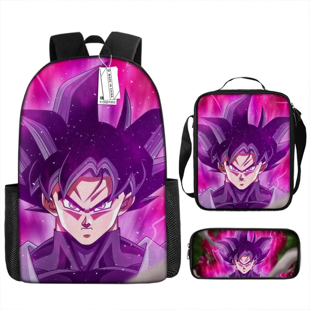Summer School Bag Dragon Ball Animation Lunch Bag Elementary and Secondary School Backpack