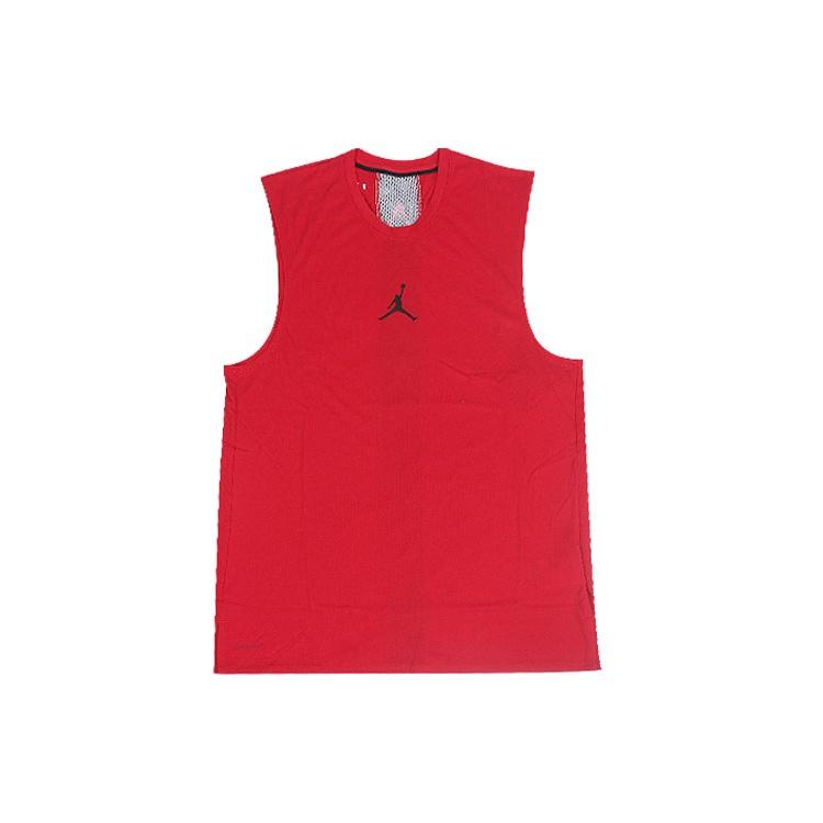 Air Jordan Quick Dry Basketball Training Sports Vest Red Men s CU1025-687 XS