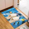 Haaland Football Player  Rug Game Carpet, Floor Mat for Bedroom Living Room Entryway Rug, Home Decor Idea Gift for Christmas birthday