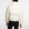 Nike Sportswear V-Neck Puffer Jacket with Chevron Design Women Outerwear Pale-Ivory BV2880-110