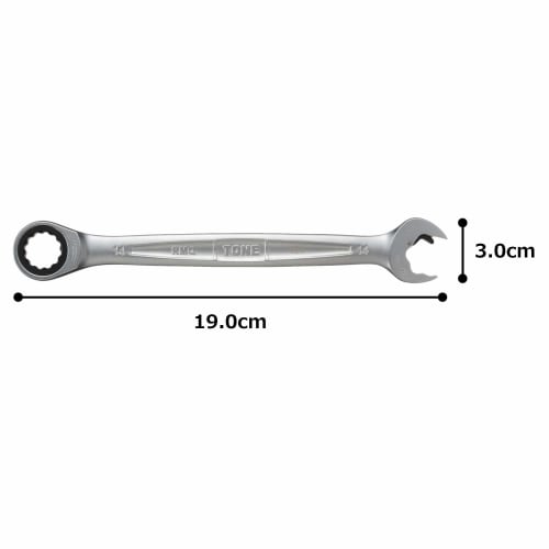 TONE Quick Ratchet Box Wrench HPRMQ-14 Width Across Flats 14mm