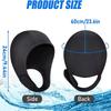 Neoprene Diving Hood Waterproof Surf Diving Cap Black Swimming Cap  Men Women