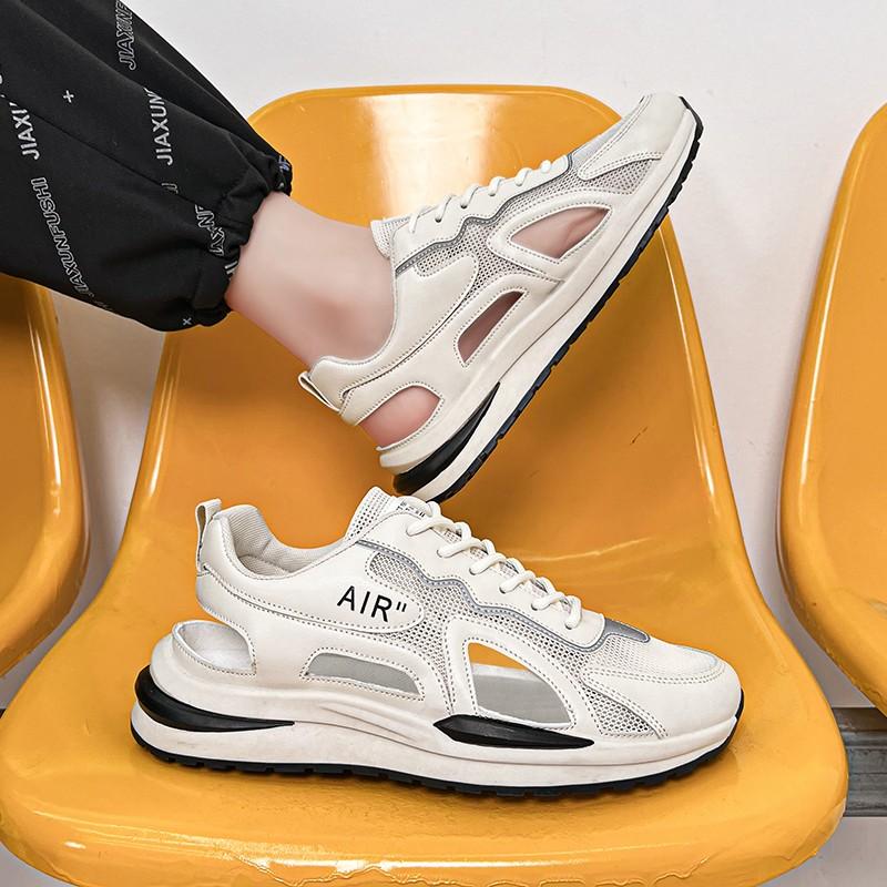 New Summer Men Sandals Breathable Mesh Beach Slippers Shoes Outdoor Non-slip Sneakers Fashion Casual Shoes Luxury Sandal