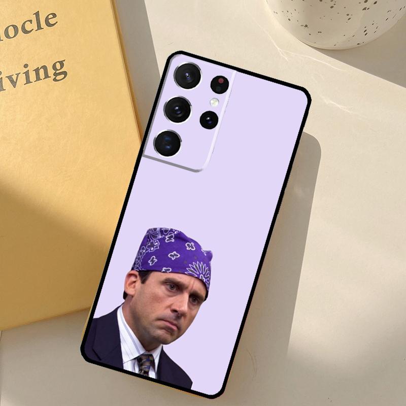 The Office Michael Scott Phone Case For Samsung Galaxy S23 S20 S21 S22 S24 S25 Ultra S9 S10 Plus S25 FE Cover Shell