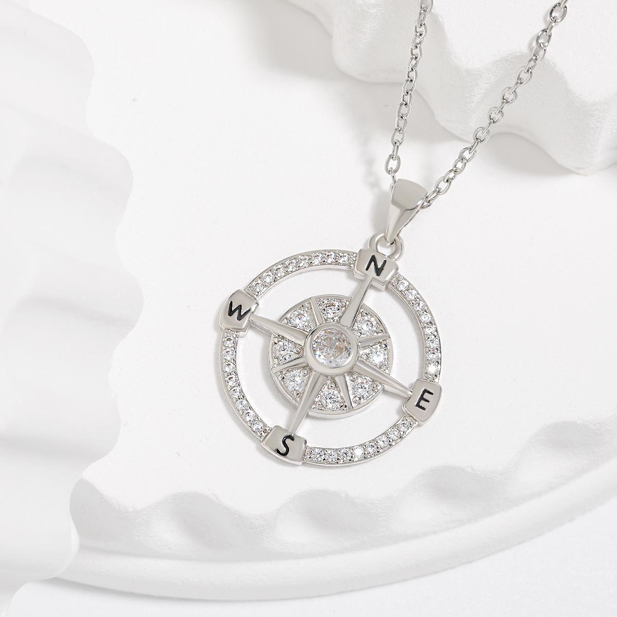 

Ожерелье в стиле хип-хоп минималистичное и элитное Feeling Star Awn Hollowed Out Compass