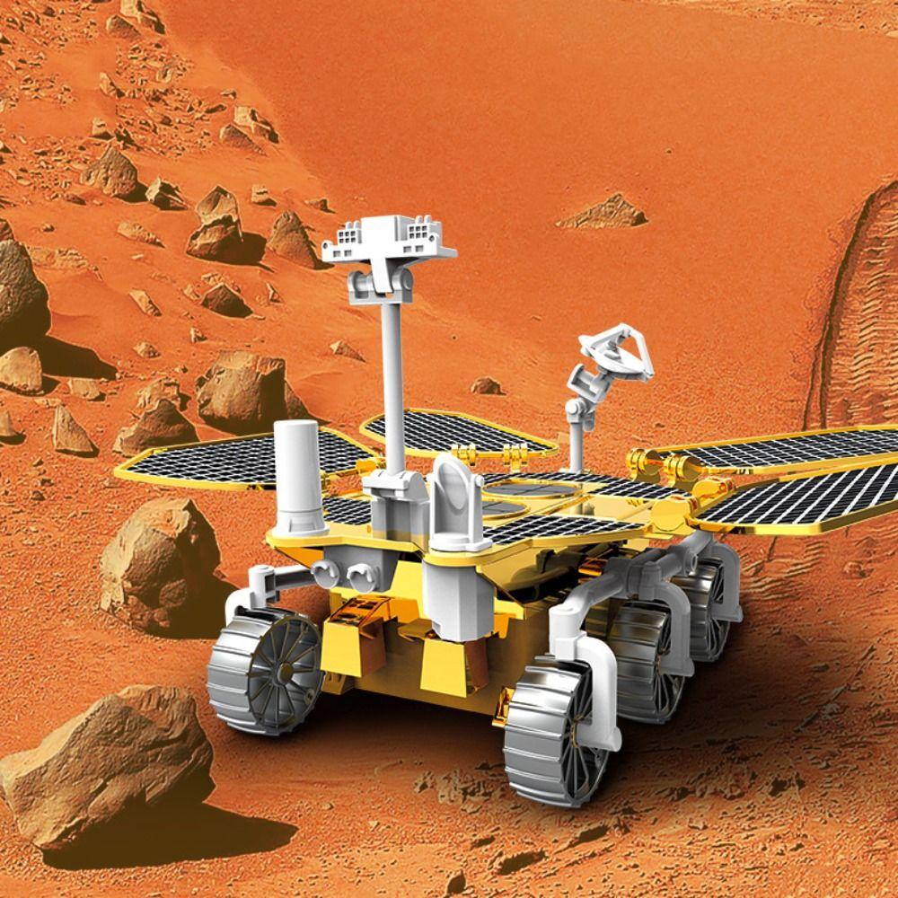 

Plastic Space Mars Car Model Solar Energy Die-cast Model Decoration Birthday Gift 1Set