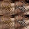 Skull Vintage Gothic Jewelry Set With Alloy Chain And Tassel For Cosplay And Events Costume