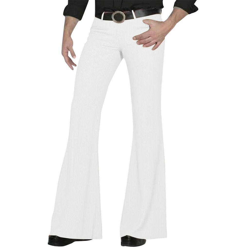 Herren Freizeitmode Retro Schlaghosen Lange Hosen