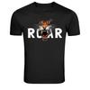 Roar Tiger Head Typography Graphic T-Shirt
