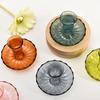 Multi-Color Glass-Style Candle Holder Creativity Romantic Desktop Candlestick Ornament for Home Living Room Room Decoration Gift