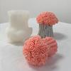 DIY Aromatherapy Plaster Resin Soap Silicone Mold for Candles Bouquet of Roses Handmade 3D Crafts Home Candle Making Supply