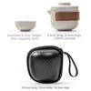 4 Piece Set of Portable Teacup Set Travel Set Ceramic Kung Fu Tea Set Outdoor Camping One Teapot and Two Cups of Gifts