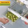 Transparente Ausziehbare Kühlschrank-Aufbewahrungsbox für Gemüse, Obst und Eier