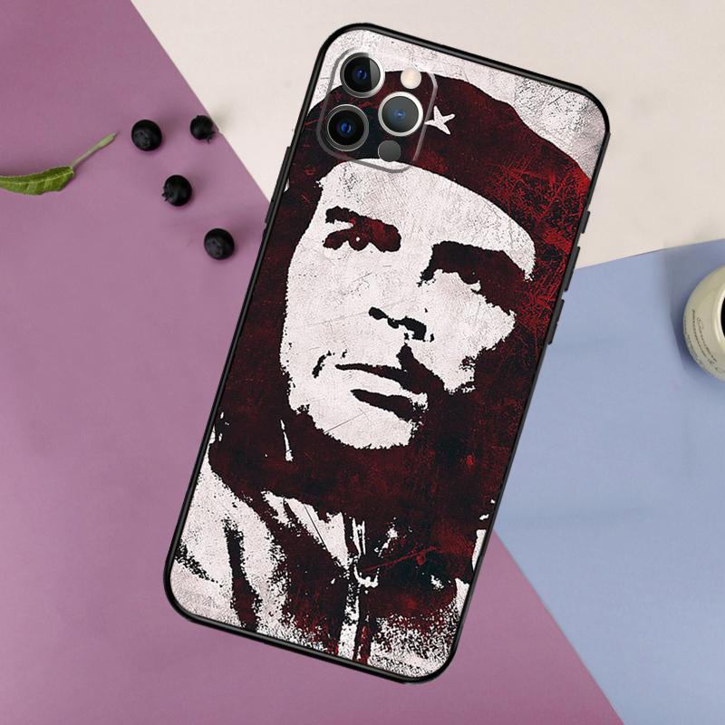 Che Guevara Phone Case For iPhone 16 15 14 13 12 11 17 Pro Max 13 Mini 16 Plus 16e 17 Air Bumper Cover