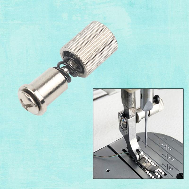 Pied-de-biche Pour Machine à Coudre - En Métal, Pour Tissu élastique Et Passepoil - Position D'aiguille Réglable - Compatible Plupart Des Machines Domestiques
