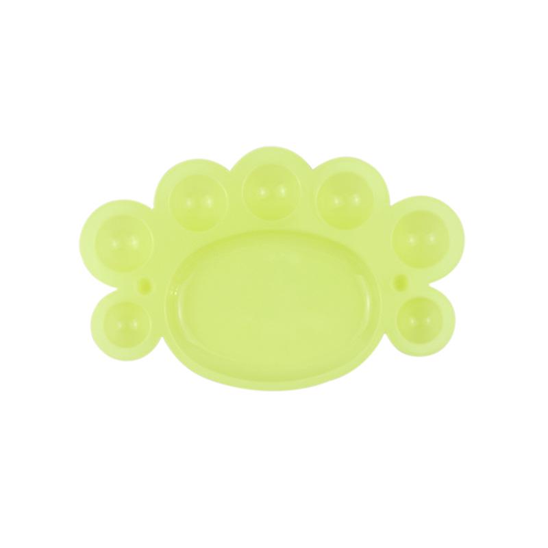 Student Art Color Palette - White Compact Plastic Dish