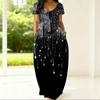 Crew Neck Short Sleeve Plus Size Gown Ladies Summer Soft Casual Outfit