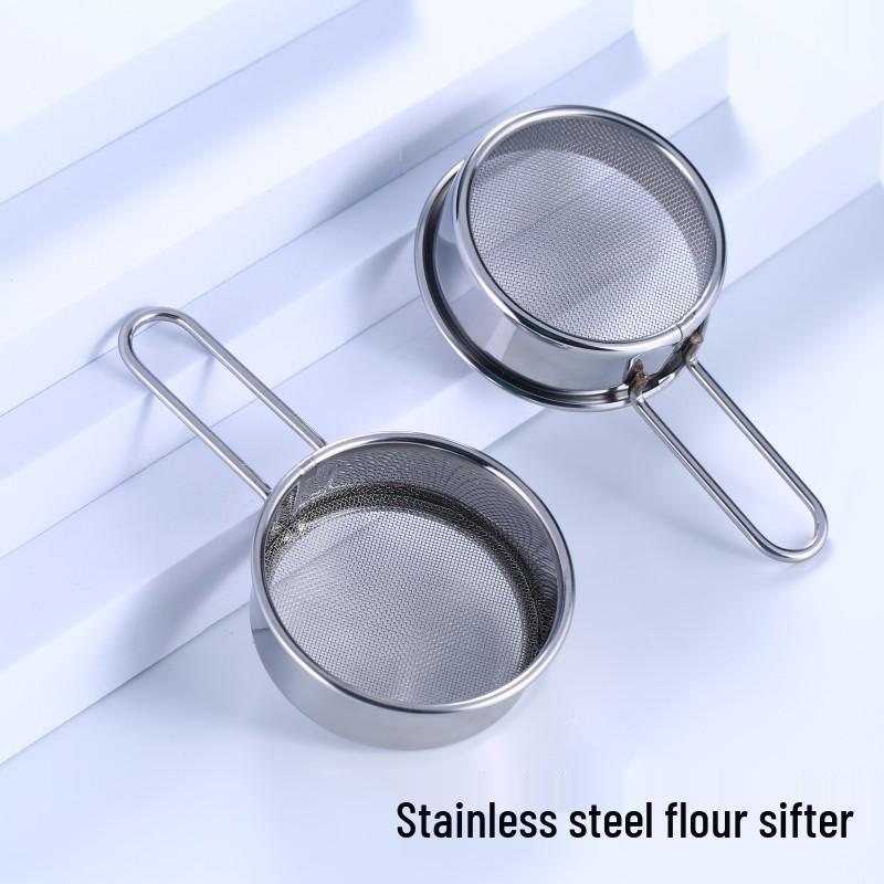 Handheld 40 Mesh Stainless Steel Flour & Sugar Sifter