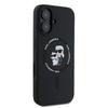 Karl Lagerfeld Klhmp16Mscmkcrhk Iphone16 Plus 6.7 Czarny/Black Hardcase Silicone Karl&Choupette Ring Magsafe