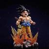 19CM Anime Dragon Ball Son Goku Figure Red Eye Model Doll Dragon Ball Toy Action Figure PVC Sitting Position Earth Dragon Ball