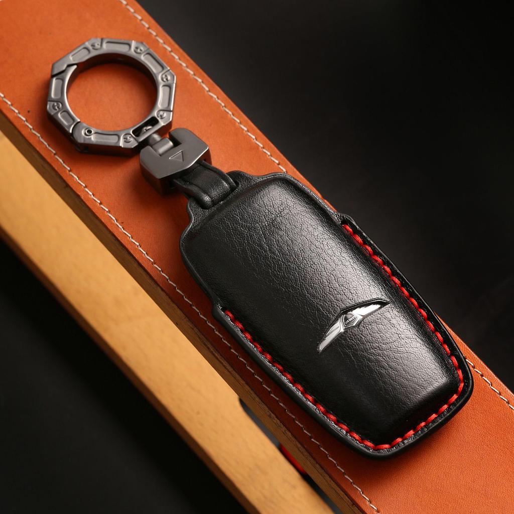 Premium Leather Key Cover for Genesis GV80