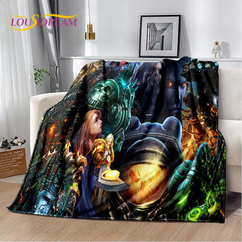3D HD StarCraft Game Gamer Soft Plush Blanket,Flannel Blanket Throw Blanket for Living Room Bedroom Bed Sofa Picnic Cover Kids
