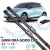 Para GWM Ora Funky Cat Good Haomao ES11 03 2024 2025 Palhetas Escovas Limpadores Dianteiros Traseiros Acessórios de Limpeza de Vidros