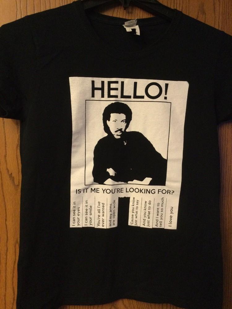 

Lionel Richie Is it me you re looking for Shirt Unisex Concert S to 5XL SG619 Unisex T-Shirt XXXL