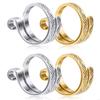 4PCS Adjustable Knitting Crochet Loop Rings, Open Yarn Guide Crochet Rings X3UC