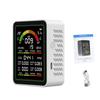Smart Air Quality Monitor Multifunctional CO2 Detector with Noise Meter Real Time Detecting Air Quality Index HCHO TVOC