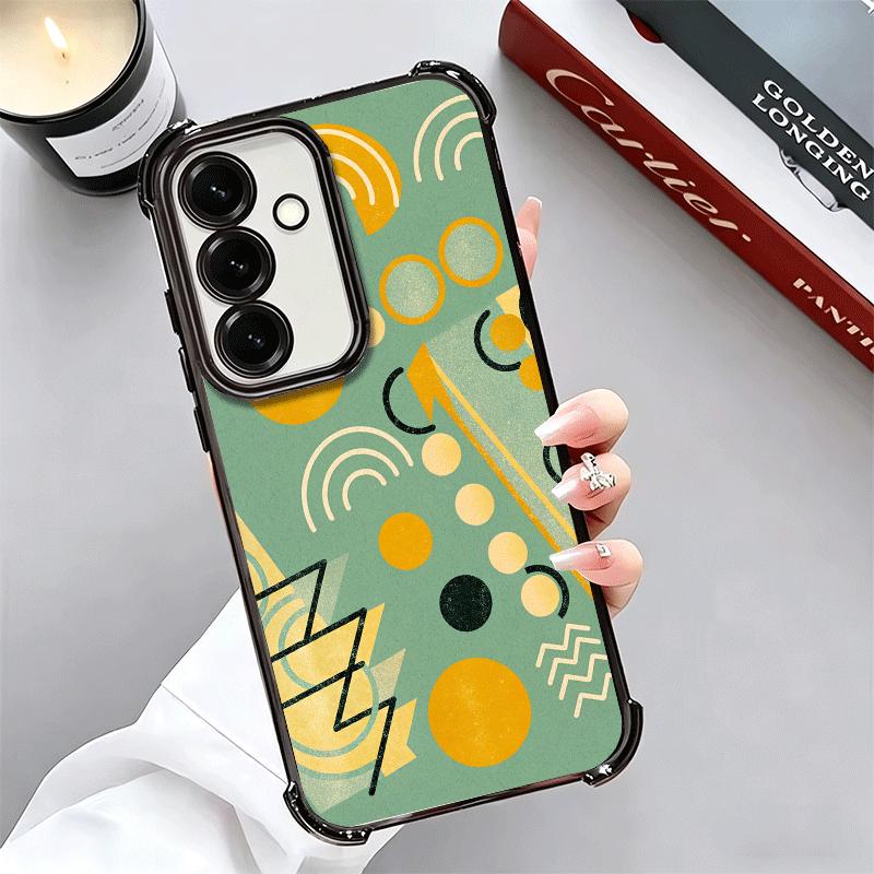 Abstract Geometry PopArt Desgin Soft Phone Case For Samsung A17 A27 A07 A37 A57 A16 A56 A15 A55 A14 A54 A13 A53 A26 A36 A25 A35