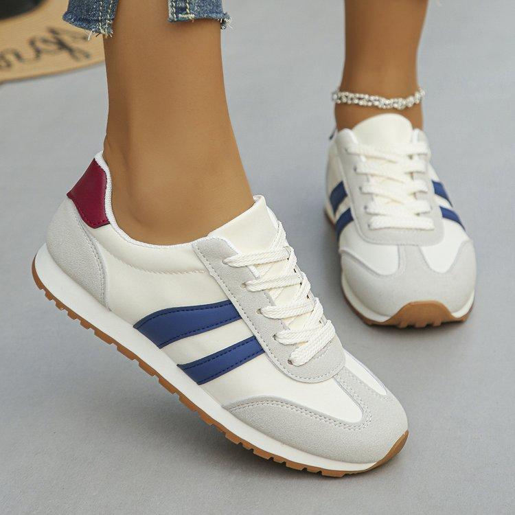 Summer New Casual Shoes Fashionable Versatile Travel Running Shoes Breathable Cloth Lightweight Sports Women's Shoes