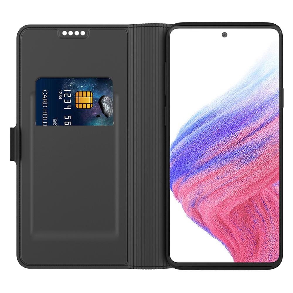 

For Samsung Galaxy A05 4G Phone Case PU Leather Flip Cover Black