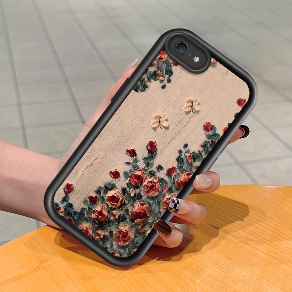 Zachte Siliconen Vierkant Ladder Print Patroon Telefoonhoesje Volledige Cover Camera Schokbestendige Bescherming Rubber Hoes voor iPhone Infinix Tecno OnePlus