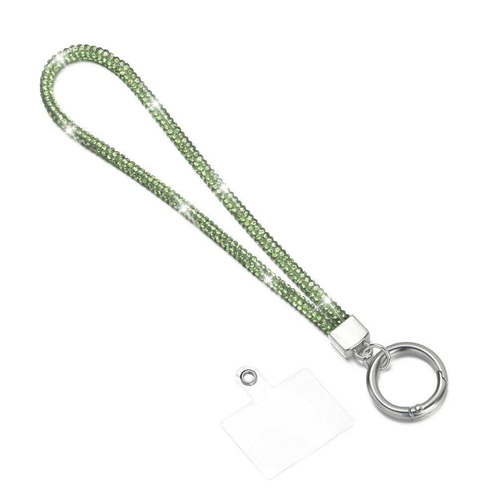 Glitter Rhinestone Phone Lanyard Phone Crystal Wrist Straps Keychain Hanging Anti-lost Rope